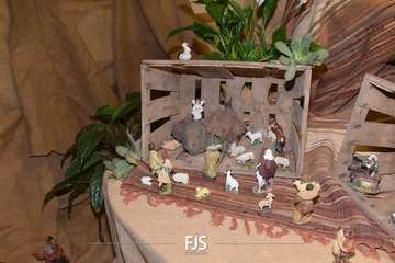 El Roque Azucarero luce nacimiento y árbol de Navidad/Francisco Javier Santana.